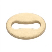 Attaches ovales 4x3.5 mm - Gold filled (or laminé) x10