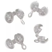 Cache noeuds 6 mm - Argenté x10