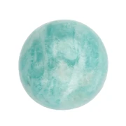 Cabochon rond 5 mm en pierre gemme - Amazonite x1