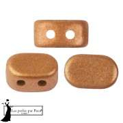 Perles en verre Lipsi® par Puca® 4x6 mm - Bronze Light Copper x10g