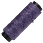Fil plat en polyester ciré - Slam Cord pour micro macramé 0.8 mm - Violet x100m