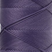Fil plat en polyester ciré - Slam Cord pour micro macramé 0.8 mm - Violet x100m