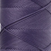 Fil plat en polyester ciré - Slam Cord pour micro macramé 0.8 mm - Violet x100m