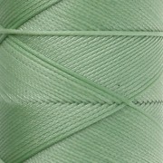 Fil plat en polyester ciré - Slam Cord pour micro macramé 0.8 mm - Vert d'eau x100m
