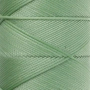 Fil plat en polyester ciré - Slam Cord pour micro macramé 0.8 mm - Vert d'eau x100m