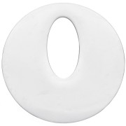 Pendentif rond évidé 21 mm - Acier inoxydable 316L x1