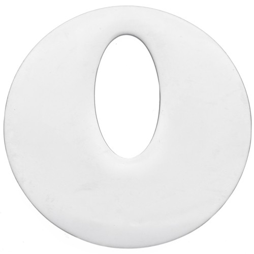 Pendentif rond évidé 21 mm - Acier inoxydable 316L x1