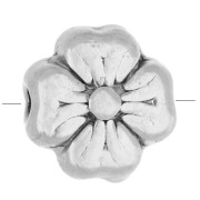 Aucune - Perle fleur 6 mm - Acier inoxydable 304 x1 Perle fleur 6 mm - Acier inoxydable 304 x1
