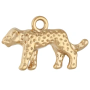 Pendentif panthère 15x24.5 mm - Acier inoxydable 304 Doré x1