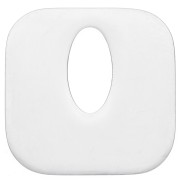 Pendentif carré évidé 21 mm - Acier inoxydable 316L x1