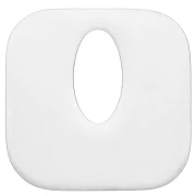 Pendentif carré évidé 21 mm - Acier inoxydable 316L x1