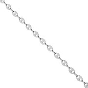 Chaine maille Grain de café 6.6 mm - Acier inoxydable 304 x50cm