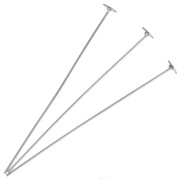 Clou tête plate large 50x0.6 mm - Acier inoxydable 304 x6
