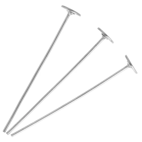 Clou tête plate large 25x0.6 mm - Acier inoxydable 304 x6