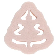 Emporte-pièce sapin 20x19 mm en polymère biodégradable - Beige x1
