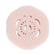 Mini emporte-pièce fleur n°2 10 mm en polymère biodégradable - Beige x1