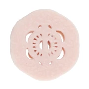 Mini emporte-pièce fleur n°2 10 mm en polymère biodégradable - Beige x1