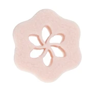 Mini emporte-pièce fleur n°3 10 mm en polymère biodégradable - Beige x1