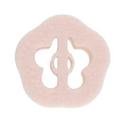 Mini emporte-pièce fleur n°4 10 mm en polymère biodégradable - Beige x1