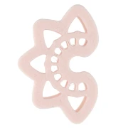 Emporte-pièce créole ajourée 30x19 mm en polymère biodégradable - Beige x1