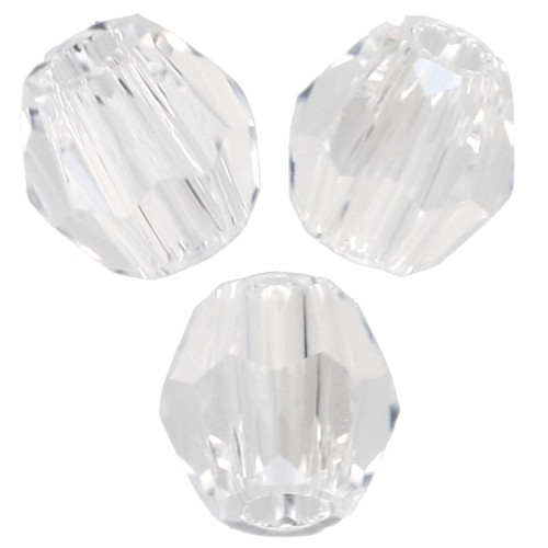 Perles rondes Swarovski 5000 3 mm - Crystal Diamond Touch Light x20