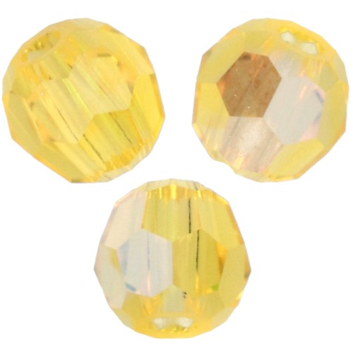Perles rondes Swarovski 5000 3 mm - Citrine Shimmer x20