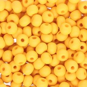 Perles rocailles Preciosa 6/0 4 mm - Permalux Dark Yellow Mat x20g
