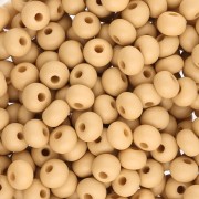 Perles rocailles Preciosa 6/0 4 mm - Permalux Yellow Brown Mat x20g