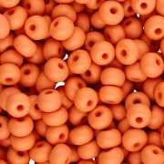 Perles rocailles Preciosa 6/0 4 mm - Permalux Orange Mat x20g