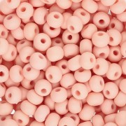 Perles rocailles Preciosa 6/0 4 mm - Permalux Apricot Mat x20g