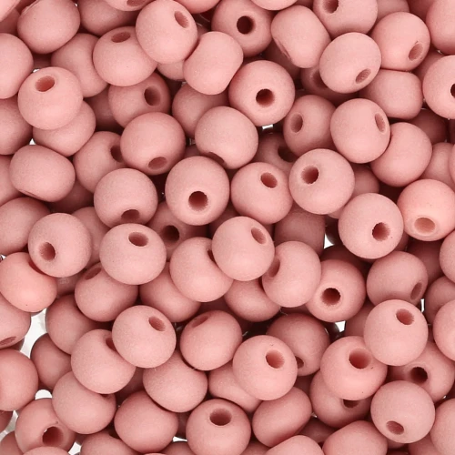 Perles rocailles Preciosa 6/0 4 mm - Permalux Light Brown Mat x20g