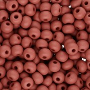 Perles rocailles Preciosa 6/0 4 mm - Permalux Brown Mat x20g