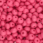 Perles rocailles Preciosa 6/0 4 mm - Permalux Red Mat x20g