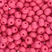 Perles rocailles Preciosa 6/0 4 mm - Permalux Red Mat x20g
