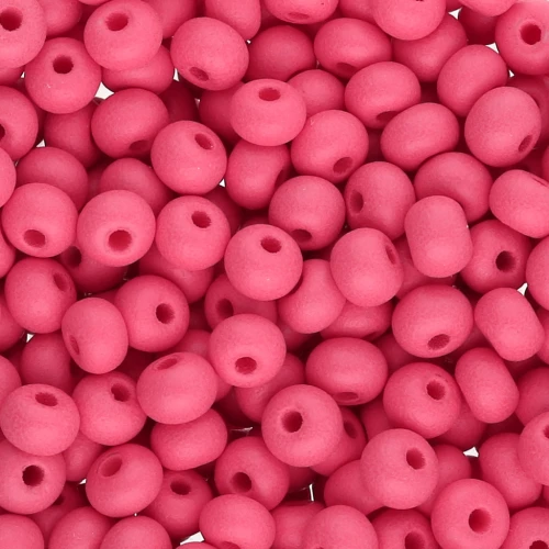 Perles rocailles Preciosa 6/0 4 mm - Permalux Red Mat x20g
