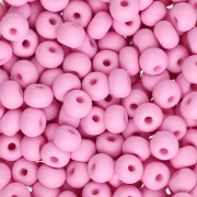 Perles rocailles Preciosa 6/0 4 mm - Permalux Light Pink Mat x20g