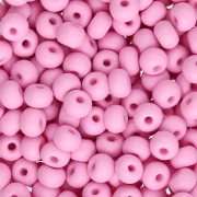 Perles rocailles Preciosa 6/0 4 mm - Permalux Light Pink Mat x20g