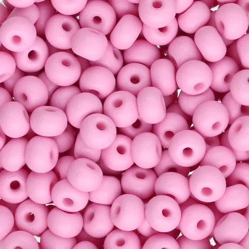 Perles rocailles Preciosa 6/0 4 mm - Permalux Light Pink Mat x20g
