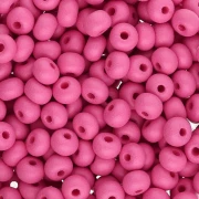 Perles rocailles Preciosa 6/0 4 mm - Permalux Fuchsia Mat x20g