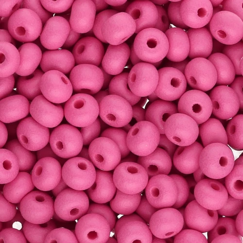 Perles rocailles Preciosa 6/0 4 mm - Permalux Fuchsia Mat x20g