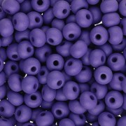 Perles rocailles Preciosa 6/0 4 mm - Permalux Dark Violet Mat x20g