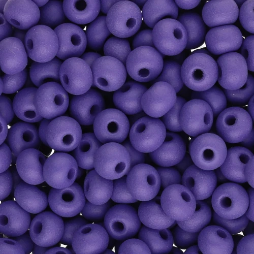 Perles rocailles Preciosa 6/0 4 mm - Permalux Dark Violet Mat x20g