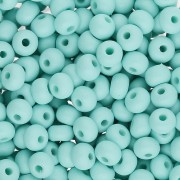 Perles rocailles Preciosa 6/0 4 mm - Permalux Mint Mat x20g