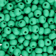 Perles rocailles Preciosa 6/0 4 mm - Permalux Sea Green Mat x20g