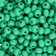 Perles rocailles Preciosa 6/0 4 mm - Permalux Sea Green Mat x20g