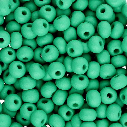 Perles rocailles Preciosa 6/0 4 mm - Permalux Sea Green Mat x20g