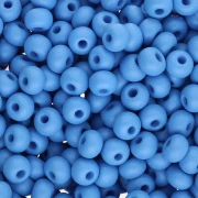 Perles rocailles Preciosa 6/0 4 mm - Permalux Light Blue Mat x20g