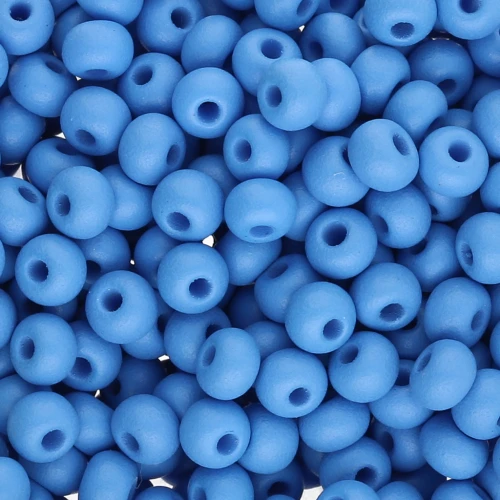 Perles rocailles Preciosa 6/0 4 mm - Permalux Light Blue Mat x20g