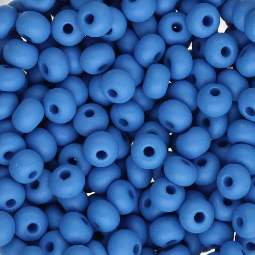 Perles rocailles Preciosa 6/0 4 mm - Permalux Blue Mat x20g