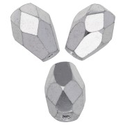 Perles poires facettées 7x5 mm - Crystal Labrador Full x25
